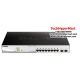 D-Link DGS-1210-10MP Managed Switches (8 Port Web Smart Gigabit POE Switch, 2 SFP Port, Network Security Features)