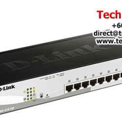 D-Link DGS-1210-10 Managed Switches (8 Port Web Smart Gigabit Switch, 2 SFP Port, Automatic Configuration)
