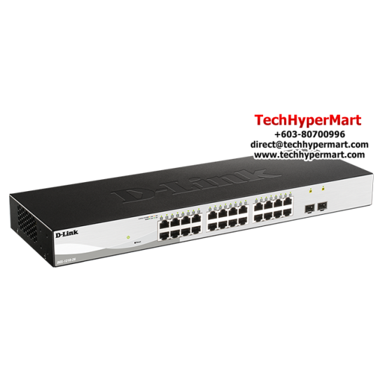 D-Link DGS-1210-26 Managed Switches (24 Port Web Smart Gigabit Switch, 2 SFP Port, Network Security Features) D-Link DGS-1210-26 Managed Switches (24 Port Web Smart Gigabit Switch, 2 SFP Port, Network Security Features)