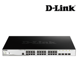 D-Link DGS-1210-28MP/ME Gigabit Switch (24-Port, 56 Gbps)