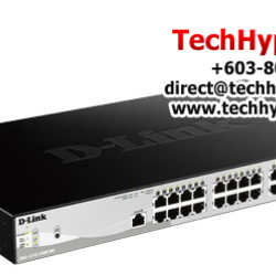 D-Link DGS-1210-28MP Managed Switches (24 Port Web Smart Gigabit POE Switch, 4 SFP Port, Network Security Features)