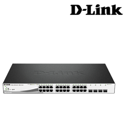 D-Link DGS-1210-28MP Managed Switches (24 Port Web Smart Gigabit POE Switch, 4 SFP Port, Network Security Features)