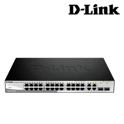 D-Link DGS-1210-28 Managed Switches  (24 Port Web Smart Gigabit Switch, 4 SFP Port, QoS, Bandwidth Control, Versatile Management)