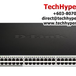 D-Link DGS-1210-52MPP Managed Switches (48 Port Web Smart Gigabit POE Switch, 4 SFP Port, Secure your Network)