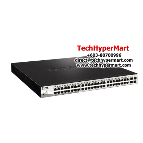 D-Link DGS-1210-52MPP Managed Switches (48 Port Web Smart Gigabit POE Switch, 4 SFP Port, Secure your Network) D-Link DGS-1210-52MPP Managed Switches (48 Port Web Smart Gigabit POE Switch, 4 SFP Port, Secure your Network)