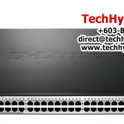 D-Link DGS-1210-52MP Managed Switches (48 Port Web Smart Gigabit POE Switch, 4 SFP Port, Secure your Network)