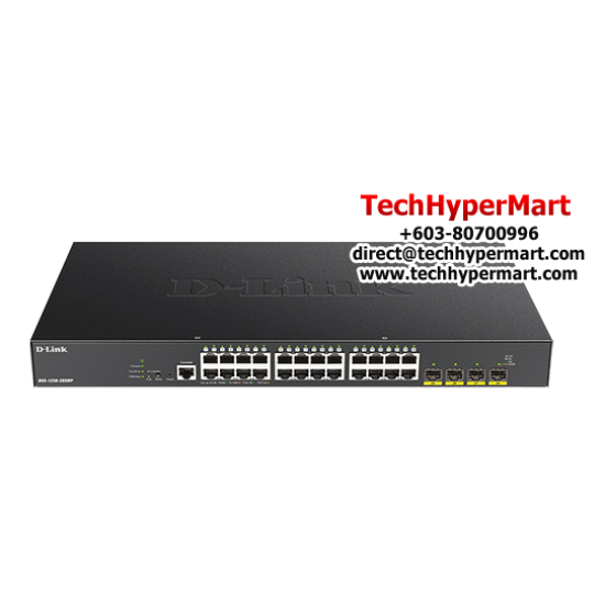 D-Link DGS-1250-28XMP Switch (24 Port, 128 Gbps)