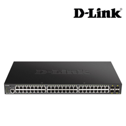 D-Link DGS-1250-52XMP Switch (48 Port, 176 Gbps)