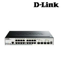 D-Link DGS-1510-20 Managed Switches (16 Port, Flexibility and Scalability, Two 10G SFP+ Stacking/Uplink)