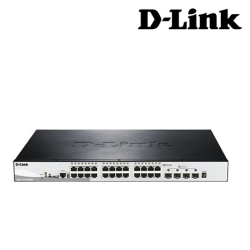 D-Link DGS-1510-28XMP Managed Switches (24 Port, 10 Gigabit Stacking)