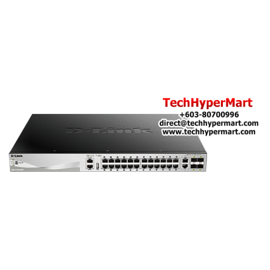 D-Link DGS-3130-30TS managed Switch (24-Port, 168 Gbps)