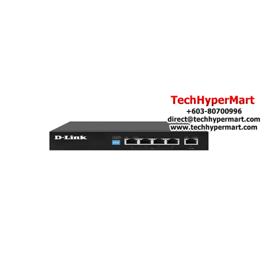 D-Link DGS-F1005P-E Switch (4-Port, 4 10/100/1000 BASE-T ports)