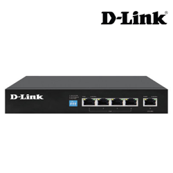 D-Link DGS-F1005P-E Switch (4-Port, 4 10/100/1000 BASE-T ports)