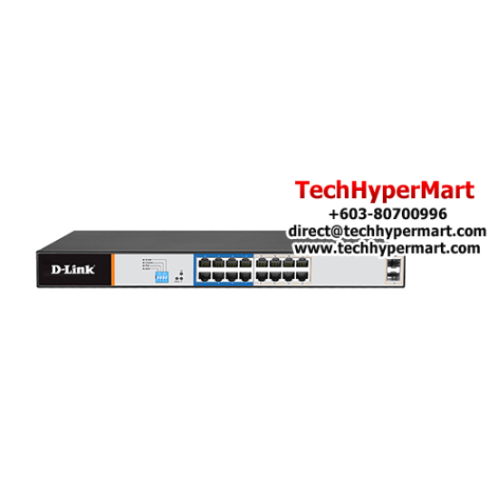 D-Link DGS-F1018P-E Switch (18-Port, 36 Gbps)