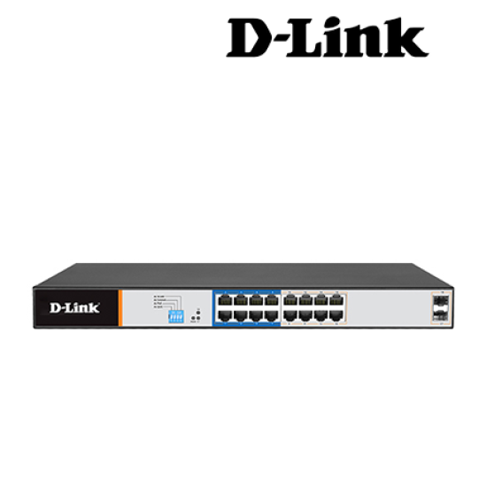 D-Link DGS-F1018P-E Switch (18-Port, 36 Gbps)