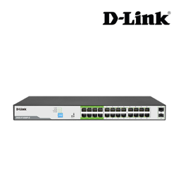 D-Link DGS-F1026P-E Switch (24+2 Port, 52 Gbps)