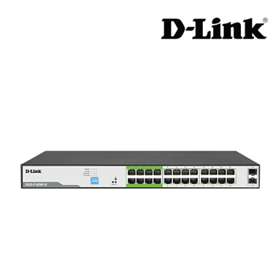 D-Link DGS-F1026P-E Switch (24+2 Port, 52 Gbps) D-Link DGS-F1026P-E Switch (24+2 Port, 52 Gbps)