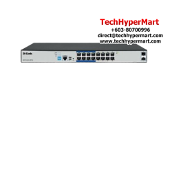 D-Link DGS-F1210-18PS-E Managed Switch (16-Port, 36 Gbps)