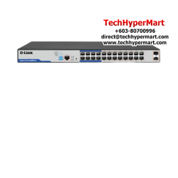 D-Link DGS-F1210-26MPS-E Managed Switch (24-Port, 52 Gbps)