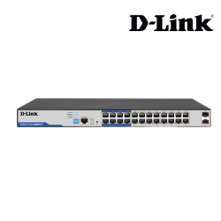D-Link DGS-F1210-26MPS-E Managed Switch (24-Port, 52 Gbps)