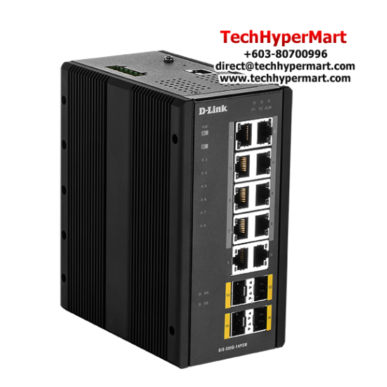 D-Link DIS-300-14PSW Switch (8-Port, 1000BASE-T Gigabit Ethernet)