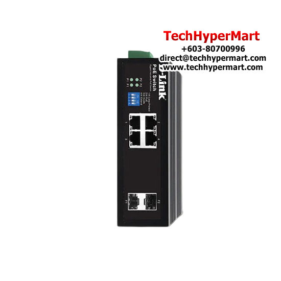 D-Link DIS-F1006PS-E Unmanaged Switch (4-Port, 12 Gbps)