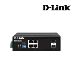 D-Link DIS-F1006PS-E Unmanaged Switch (4-Port, 12 Gbps)