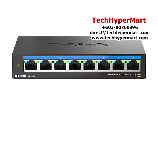 D-Link DMS-108 Managed Switch (8-Port, 8 x 10/100Mbps)