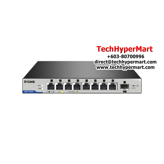 D-Link DMS-F109XS Unmanaged Switch (8-Port, 60Gbps)