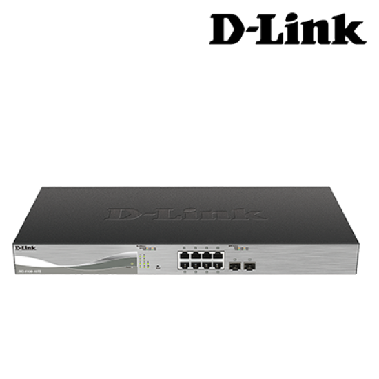 D-Link DXS-1100-10TS EasySmart Switches (10 Port, Improved Power Efficiency, Easy to Deploy)