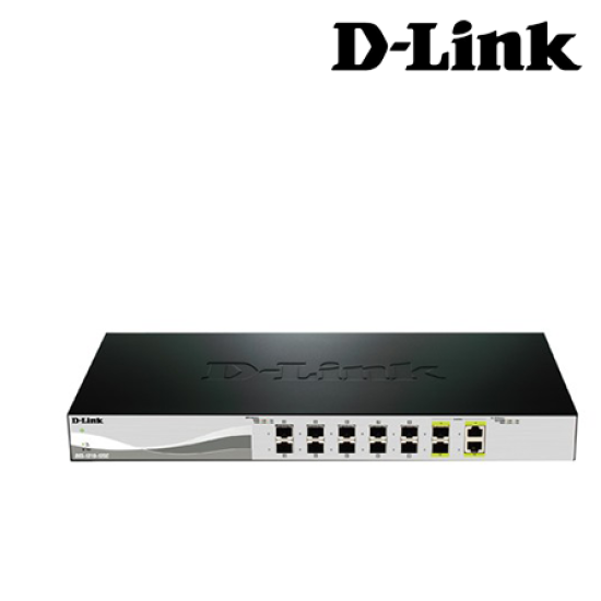 D-Link DXS-1210-12SC Managed Switches (10 Port, Energy Saving, Extensive Management and Layer 2 Features)