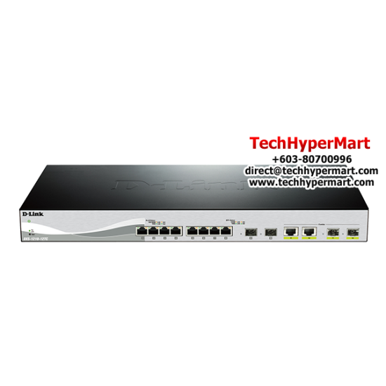 D-Link DXS-1210-16TC Managed Switches (12 Port, Flexibility without Compromise, Advanced Green Technology)