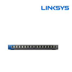 Linksys LGS116 Unmanaged Switch (16-Port, 10/100/1000mbps, 10Gbps)