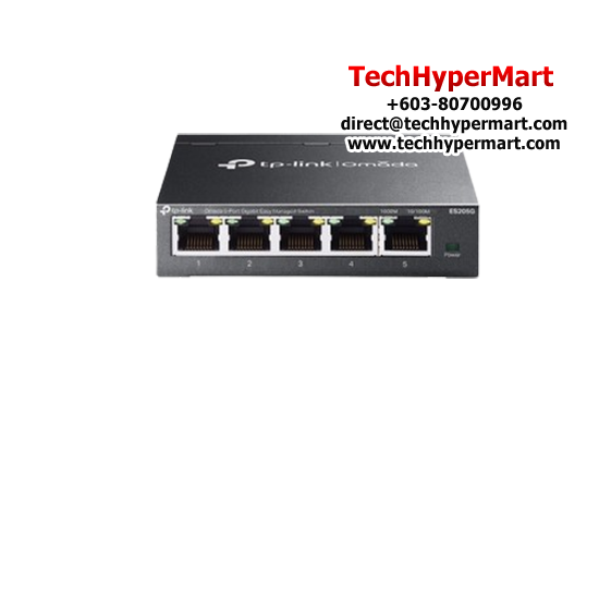 TP-Link ES205G Managed Switch (5-Port, 5× 10/100/1000 Mbps RJ45 Ports) TP-Link ES205G Managed Switch (5-Port, 5× 10/100/1000 Mbps RJ45 Ports)