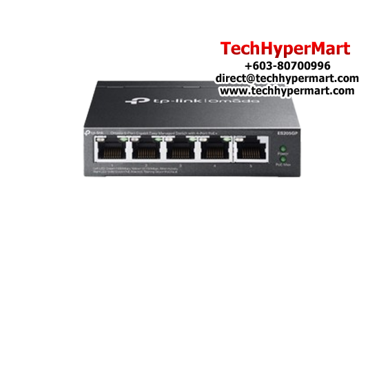 TP-Link ES205GP Managed Switch (5-Port, 5× 10/100/1000 Mbps RJ45 Ports) TP-Link ES205GP Managed Switch (5-Port, 5× 10/100/1000 Mbps RJ45 Ports)