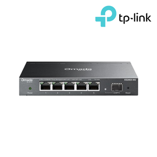 TP-Link ES206X-M2 Managed Switch (5-Port, 5× 2.5 Gbps RJ45 Ports)