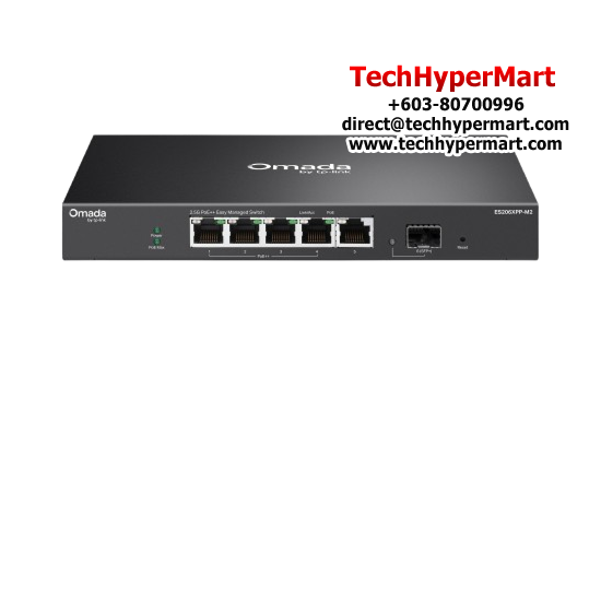 TP-Link ES206XPP-M2 Managed Switch (5-Port, 5× 2.5 Gbps RJ45 Ports)