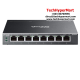 TP-Link ES208GP Managed Switch (8-Port, 8× 10/100/1000 Mbps PoE+ RJ45 Ports)
