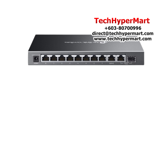TP-Link ES210GMP Managed Switch (10-Port, 8× 10/100/1000 Mbps PoE+ RJ45 Ports) TP-Link ES210GMP Managed Switch (10-Port, 8× 10/100/1000 Mbps PoE+ RJ45 Ports)
