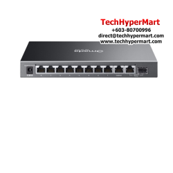 TP-Link ES210GP Managed Switch (10-Port, 8× 10/100/1000 Mbps PoE+ RJ45 Ports)