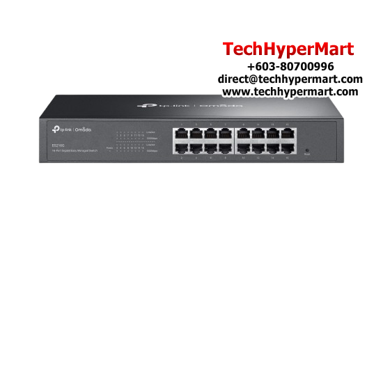 TP-Link ES216G Managed Switch (16-Port, 16× 10/100/1000 Mbps)