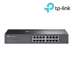 TP-Link ES216G Managed Switch (16-Port, 16× 10/100/1000 Mbps)