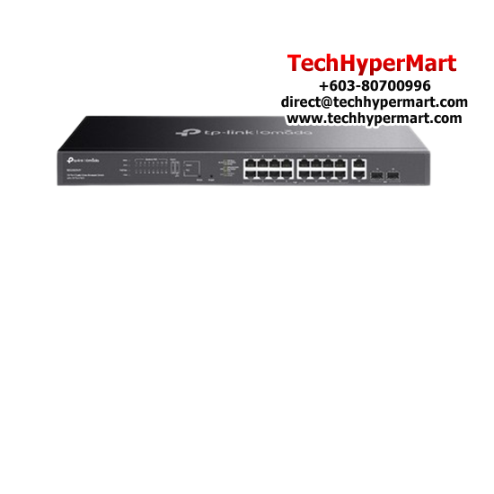 TP-Link ES220GMP Managed Switch (20-Port, 16× 10/100/1000 Mbps PoE+ RJ45 Ports) TP-Link ES220GMP Managed Switch (20-Port, 16× 10/100/1000 Mbps PoE+ RJ45 Ports)