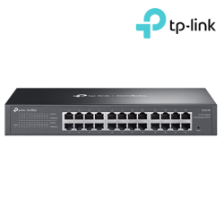 TP-Link ES224G Managed Switch (24-Port, 24× 10/100/1000 Mbps RJ45 Ports)