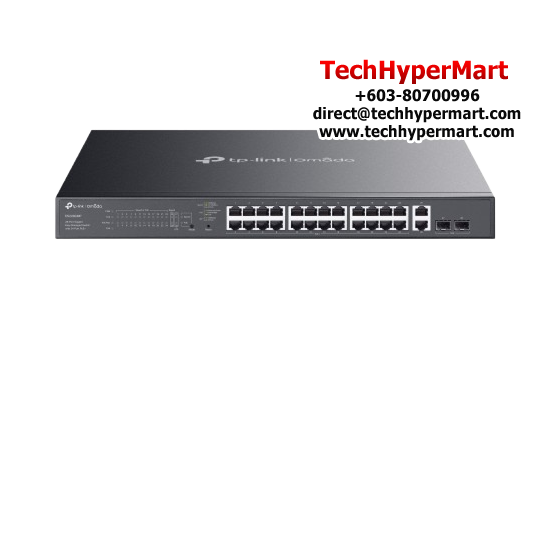 TP-Link ES228GMP Managed Switch (28-Port, 24× 10/100/1000 Mbps)