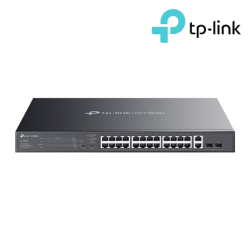 TP-Link ES228GMP Managed Switch (28-Port, 24× 10/100/1000 Mbps)