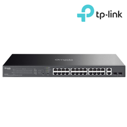 TP-Link ES228GP Managed Switch (24-Port, 26× 10/100/1000 Mbps RJ45 Ports)