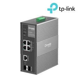TP-Link IES206GPP Managed Switch (6-Port, 1× 10/100/1000 Mbps PoE++ RJ45 Ports)