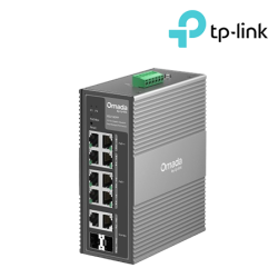 TP-Link IES210GPP Managed Switch (10-Port, 2× 10/100/1000 Mbps)