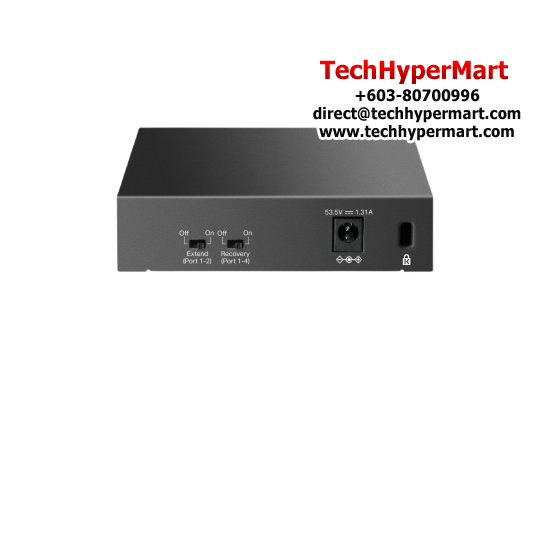 TP-Link LS105GP Unmanaged Switch (5-Port, 5× 10/100/1000Mbps RJ45 Ports)